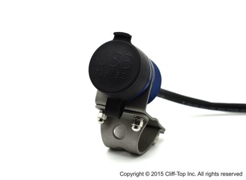 4,6Amp USB-uttak Blue - Aluminium - Bilde 2